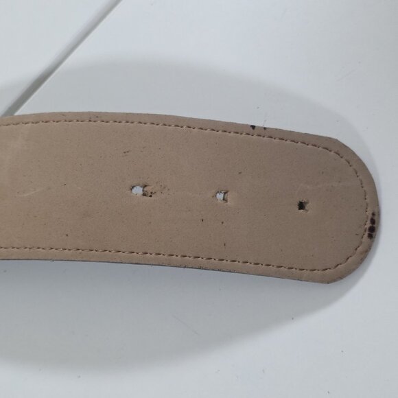 Kudos Vtg Medallion Embellished Belt Women Black Gold Whimsigoth Y2K 90s Fashion - Picture 9 of 11